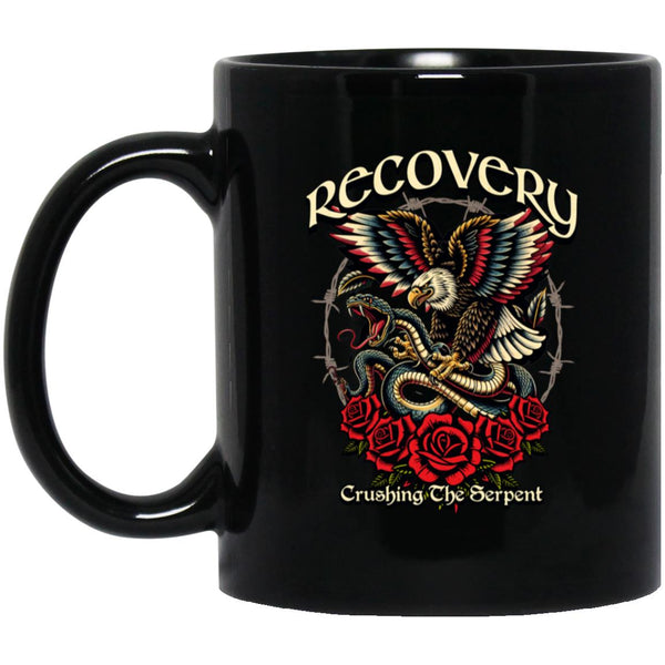 Recovery Mug | Inspiring Sobriety |  Recovery - Crushing The Serpent
