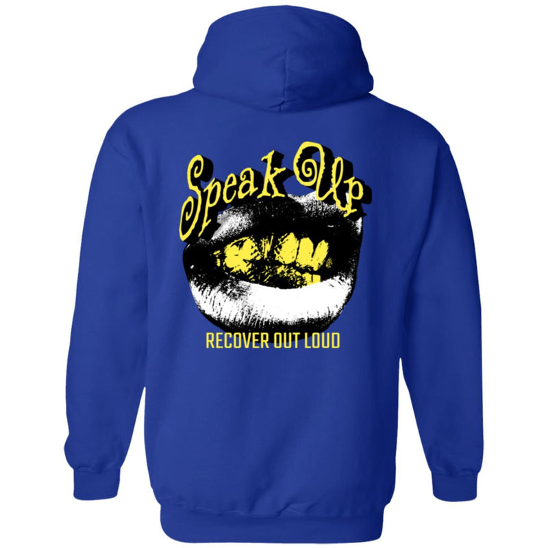 Recovery Zip Hoodie  | Inspiring Sobriety |   Speak Up, Recover Out Loud