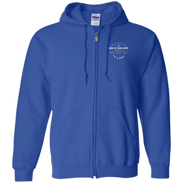 Custom Recovery Zip Hoodie | Inspiring Sobriety |  Tie a Knot