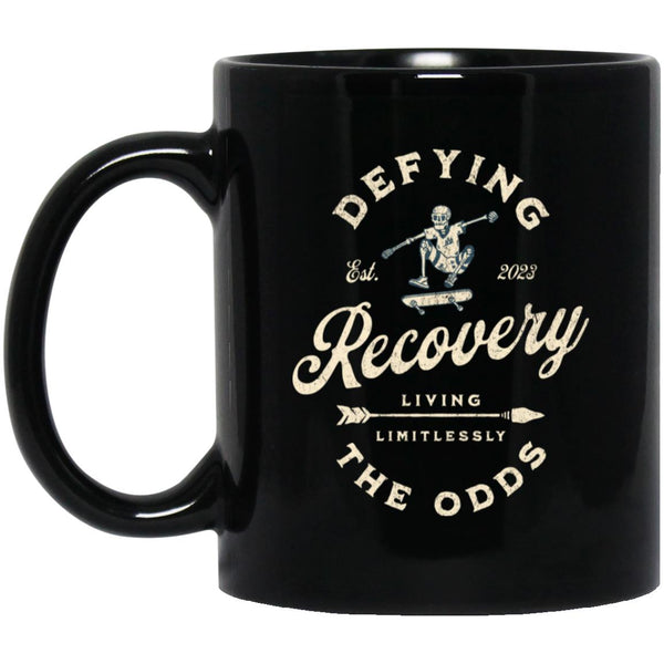 Custom Recovery Coffee Mug | Inspiring Sobriety |   Recovery - Defying The Odds