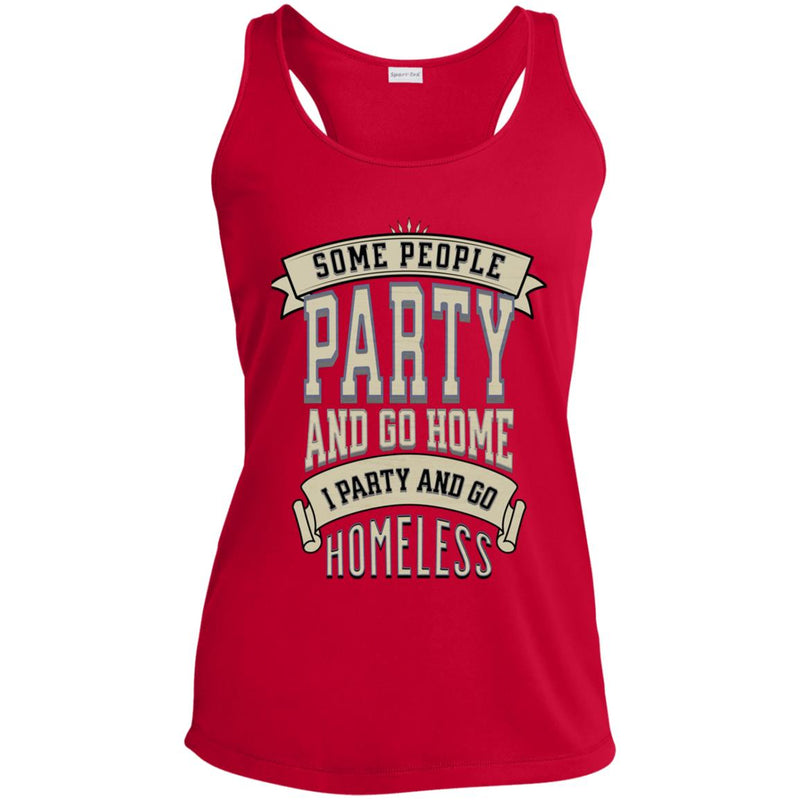Womens Recovery Tank | Inspiring Sobriety |  I Party & Go Homeless