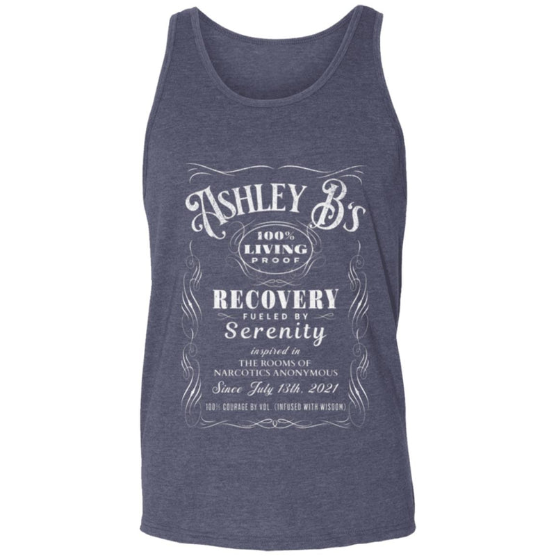 Custom Recovery Unisex Tank | Inspiring Sobriety |  (Custom) 100% Living Proof