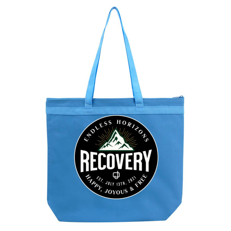 Custom Recovery Tote Bag | Inspiring Sobriety | Endless Horizons