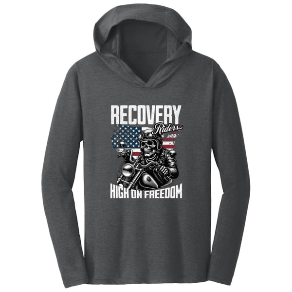 Recovery Tee Hoodie | Inspiring Sobriety |  Recovery Riders  - High On Freedom