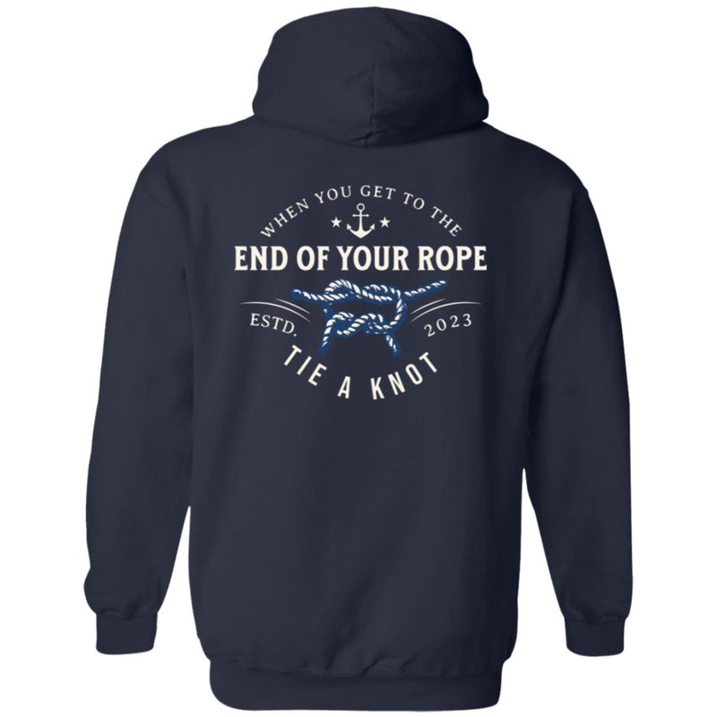 Custom Recovery Zip Hoodie | Inspiring Sobriety |  Tie a Knot