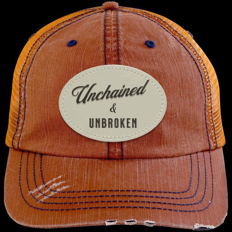 Recovery Distressed Hat | Inspiring Sobriety |  Unchained & Unbroken