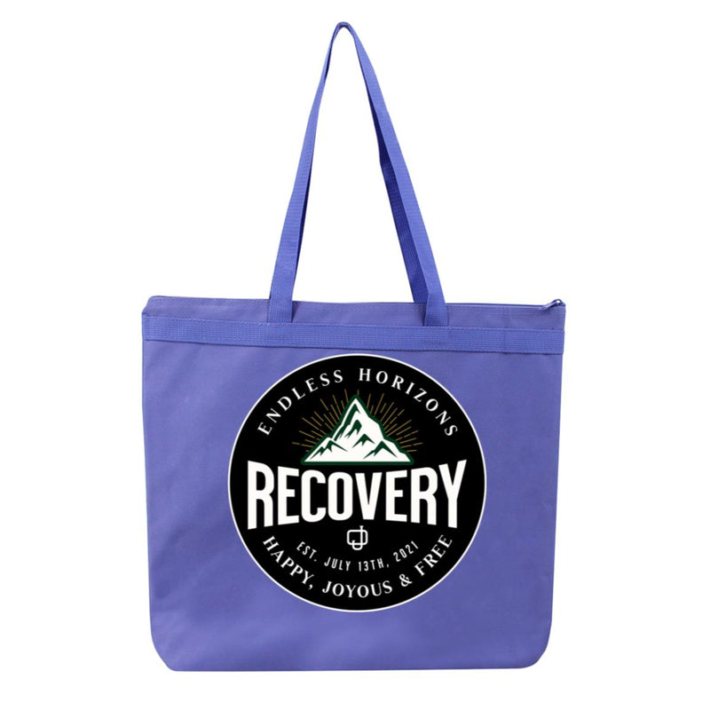 Custom Recovery Tote Bag | Inspiring Sobriety | Endless Horizons