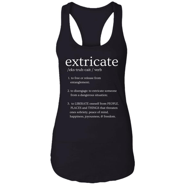 Womens Recovery Tank | Inspiring Sobriety |  Extricate Definition