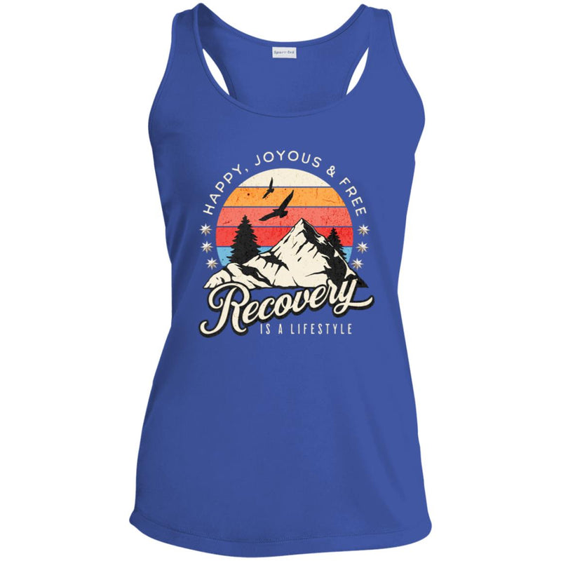 blue Womens Recovery Tank | Inspiring Sobriety |  Recovery Is a Lifestyle