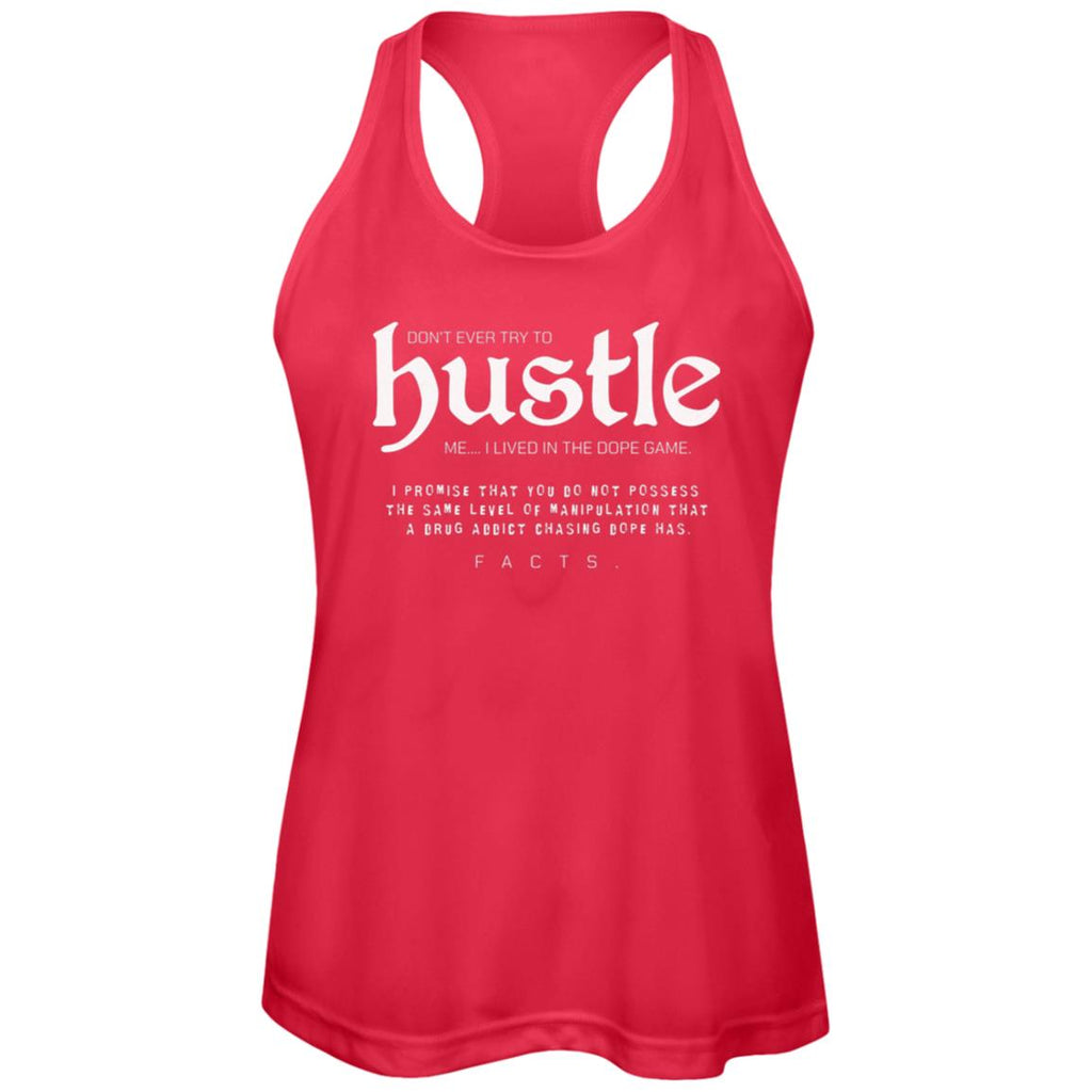 Womens Recovery Tank | Inspiring Sobriety |  Don't Ever Try To Hustle Me