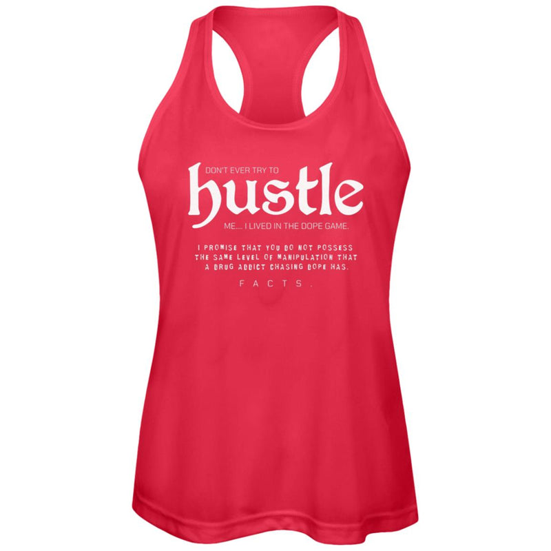 Womens Recovery Tank | Inspiring Sobriety |  Don't Ever Try To Hustle Me