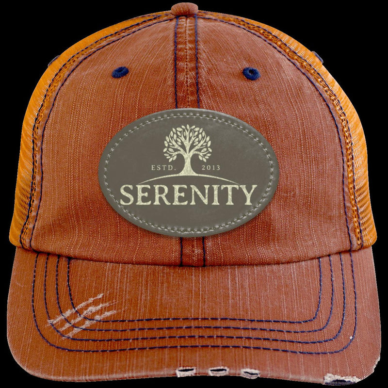 Custom Recovery Distressed Hat | Inspiring Sobriety |  Serenity Established (Year)