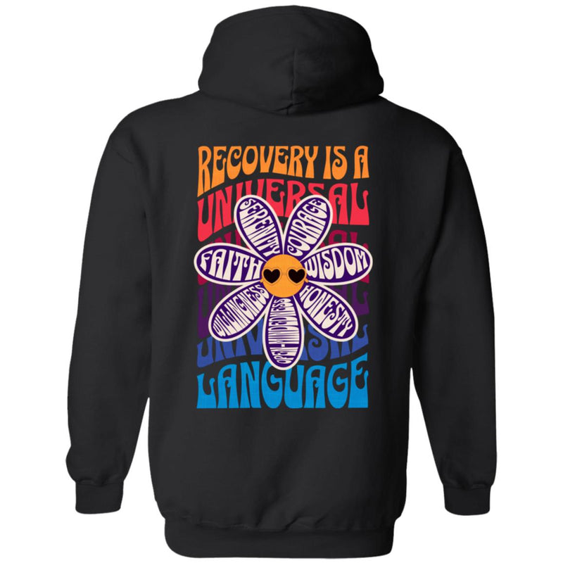 Recovery Zip Hoodie | Inspiring Sobriety |  Recovery is a Universal Language