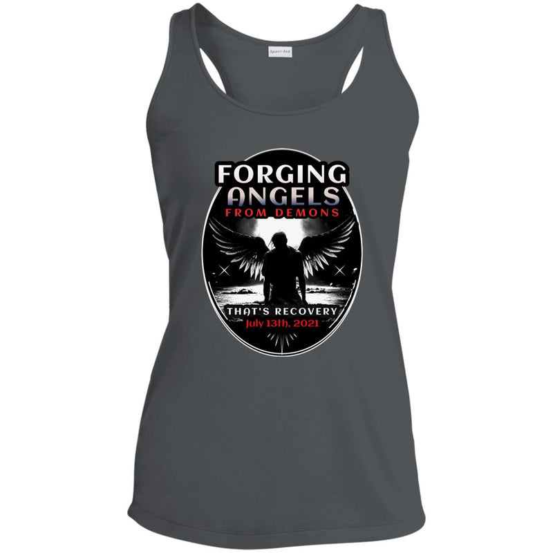 gray Custom Womens Recovery Tank | Inspiring Sobriety |  Forging Angels From Demons