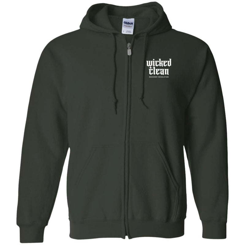 Recovery Zip Hoodie | Inspiring Sobriety |  Wicked Clean