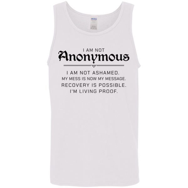 Recovery Unisex Tank | Inspiring Sobriety |  I Am Not Anonymous