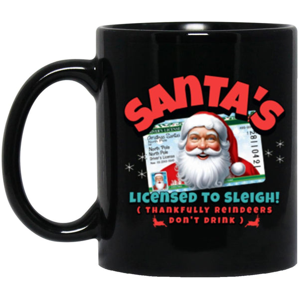 Christmas Recovery Mug | Inspiring Sobriety |  Santa's Licensed To Sleigh