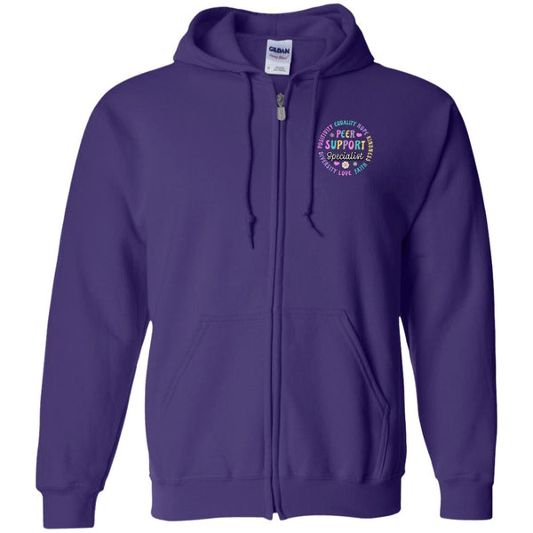 Recovery Zip Hoodie  | Inspiring Sobriety | Peer Support Specialist