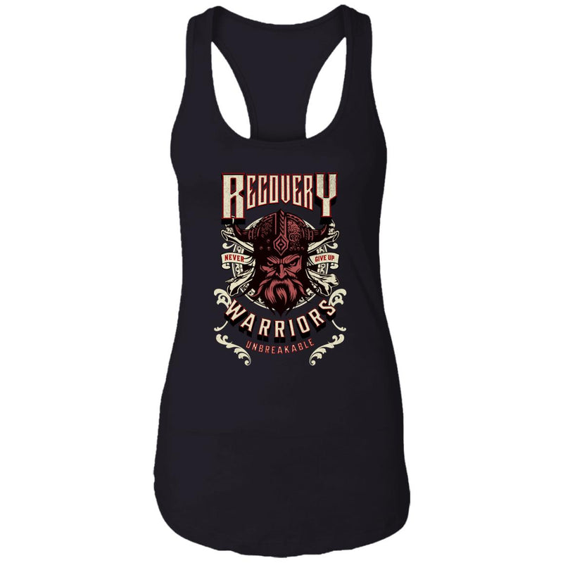 Womens Recovery Tank | Inspiring Sobriety |  Recovery Warriors Unbreakable
