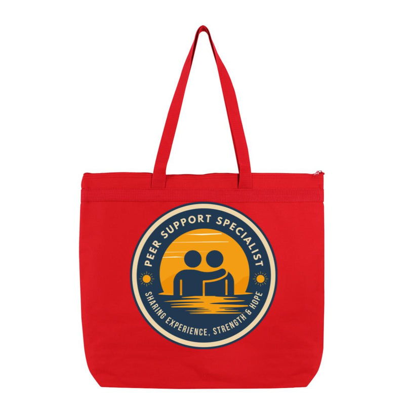 Recovery Tote Bag | Inspiring Sobriety |  Peer Support Specialist