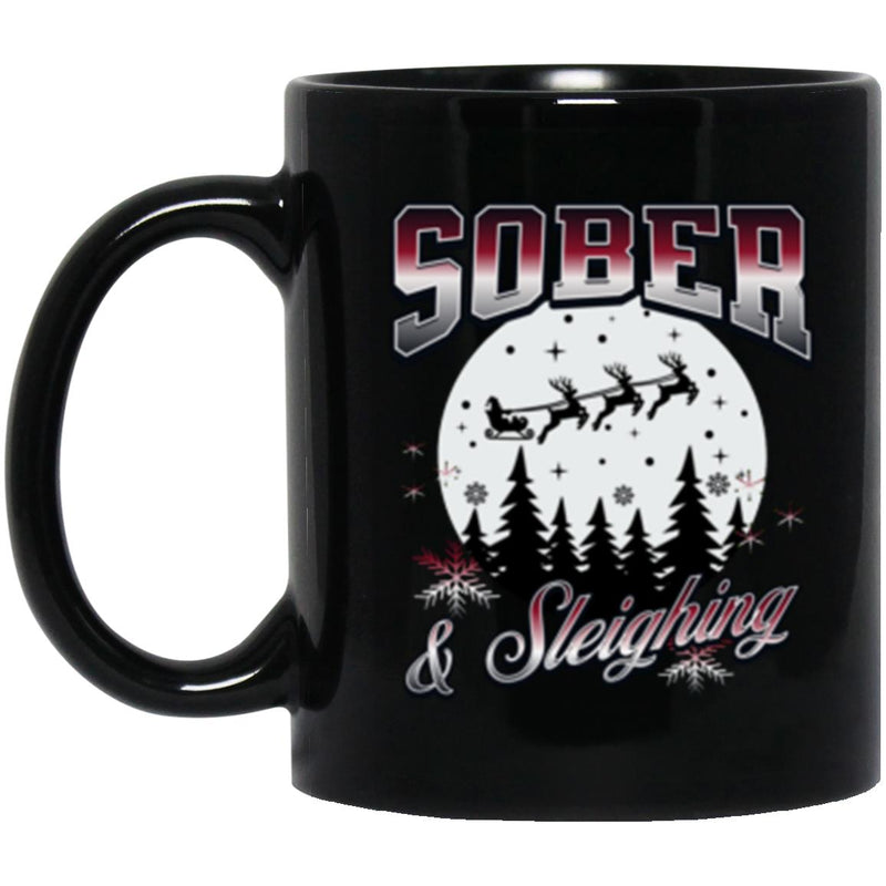 Christmas Recovery Mug | Inspiring Sobriety |  Sober & Sleighing