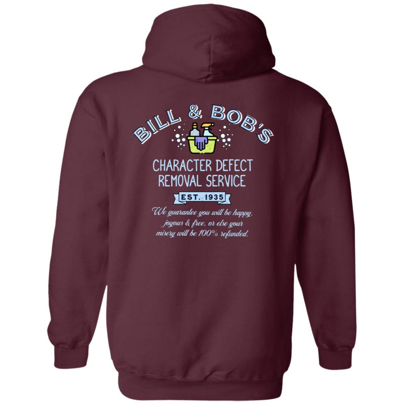 Recovery Zip Hoodie  | Inspiring Sobriety | Bill & Bob's Character Defect Removal Service