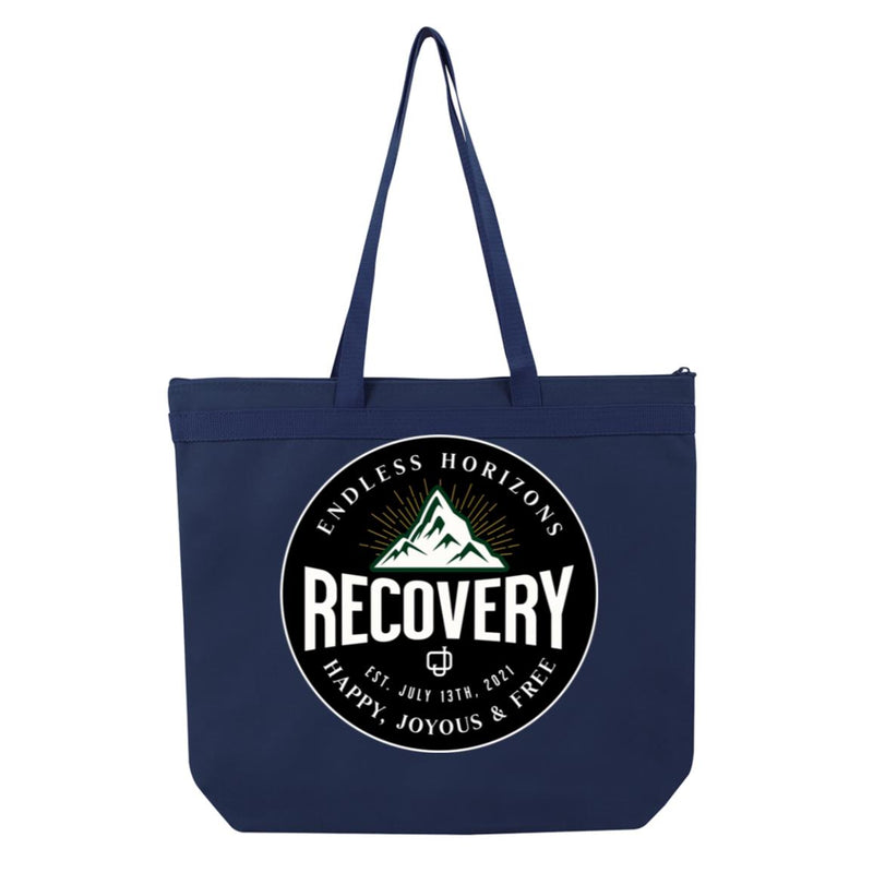 Custom Recovery Tote Bag | Inspiring Sobriety | Endless Horizons