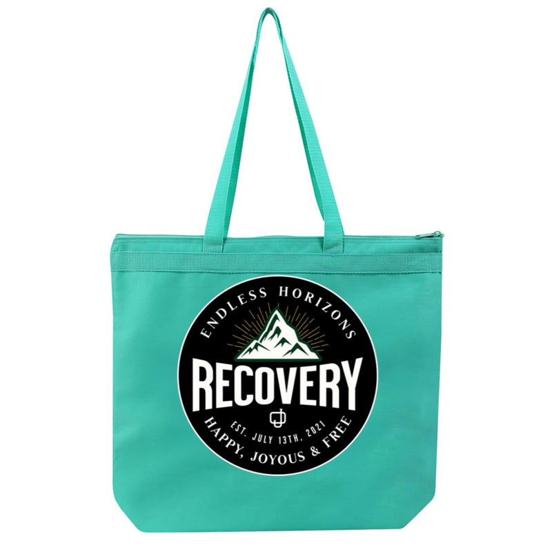 Custom Recovery Tote Bag | Inspiring Sobriety | Endless Horizons