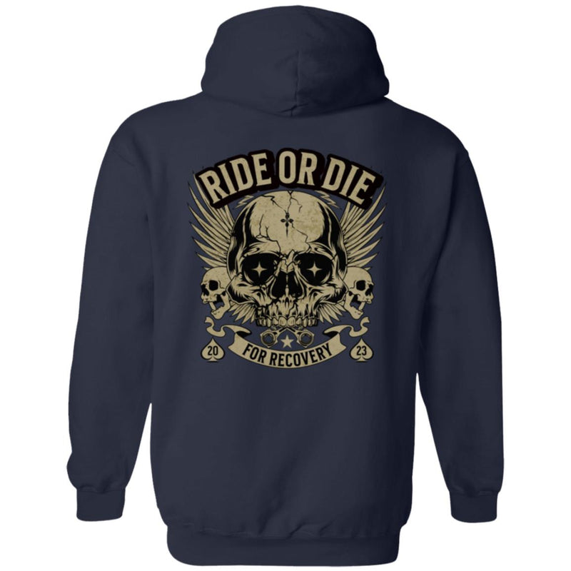Custom Recovery Zip Hoodie  | Inspiring Sobriety | Ride or Die For Recovery
