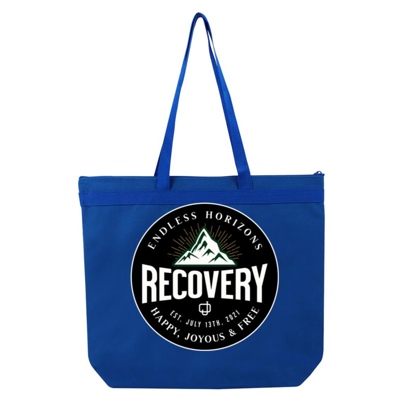 Custom Recovery Tote Bag | Inspiring Sobriety | Endless Horizons