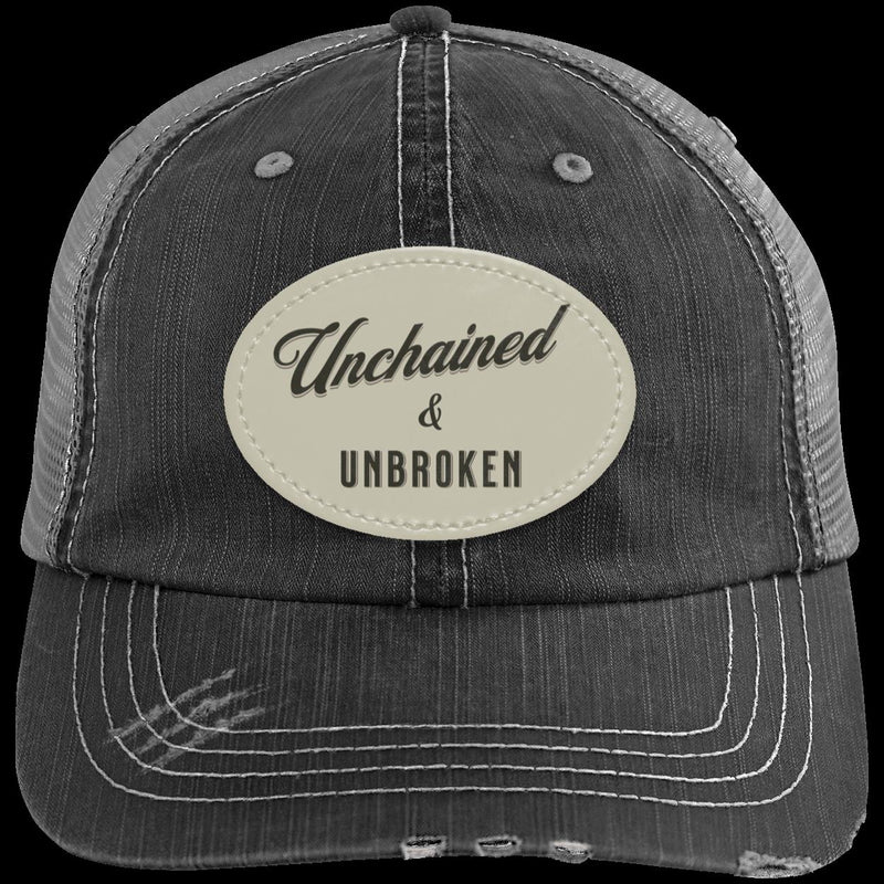 Recovery Distressed Hat | Inspiring Sobriety |  Unchained & Unbroken