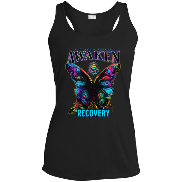 Womens Recovery Tank | Inspiring Sobriety |  Spirit Awaken Butterfly