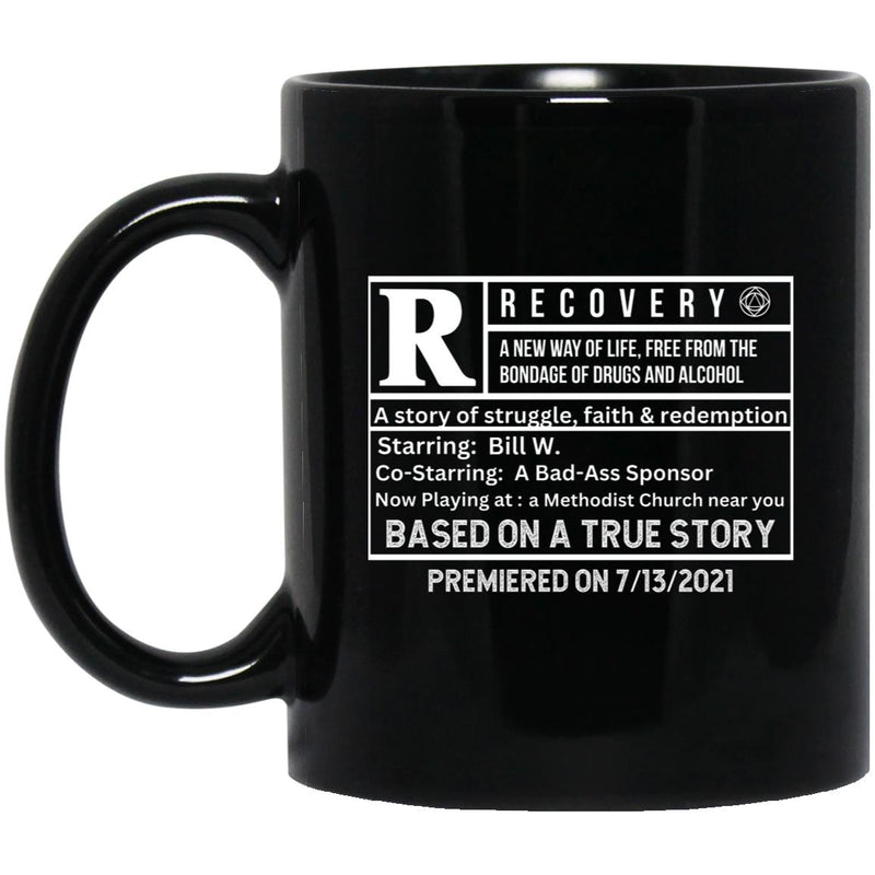 Custom Recovery Mug | Inspiring Sobriety |  Rated R For Recovery