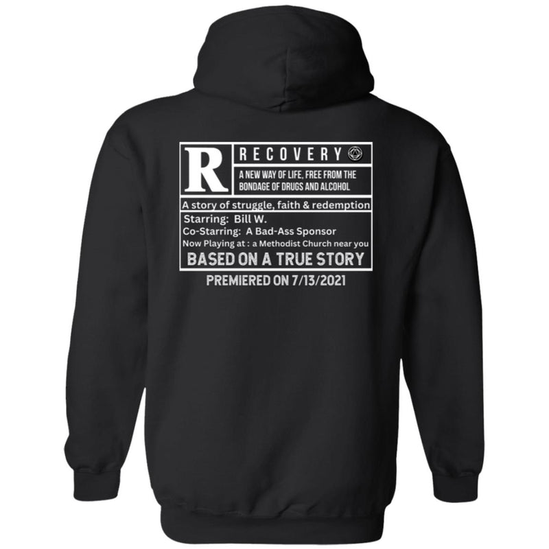 Custom Recovery Zip Hoodie | Inspiring Sobriety | Rated R For Recovery