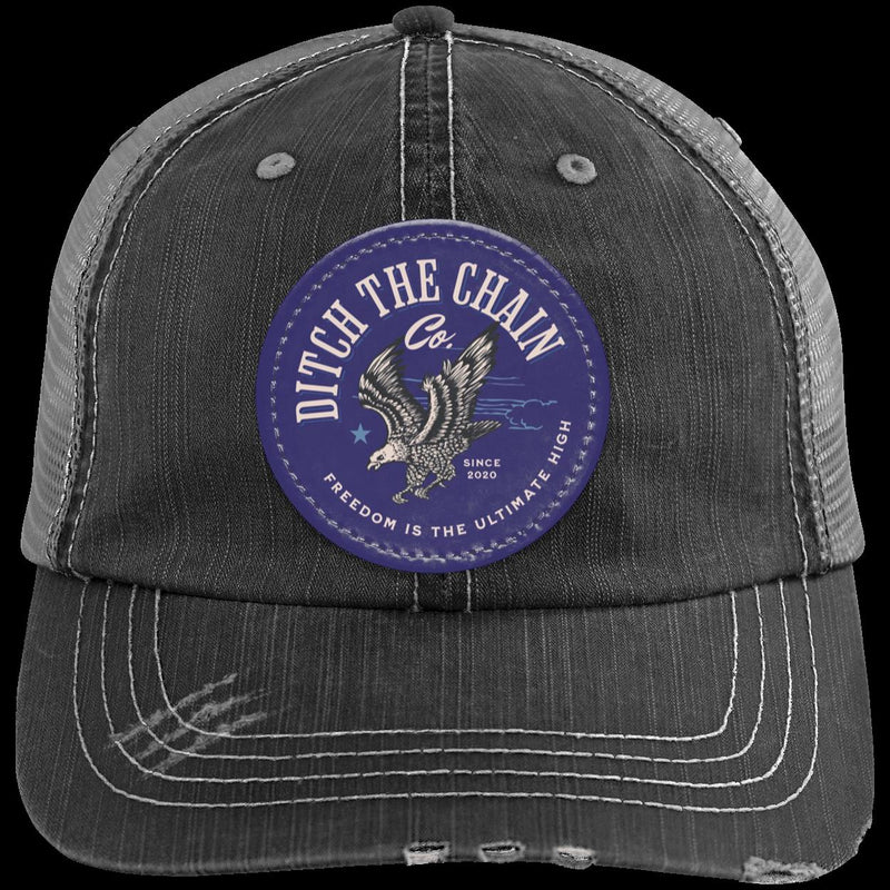 Custom Recovery Distressed Hat | Inspiring Sobriety | Ditch The Chain