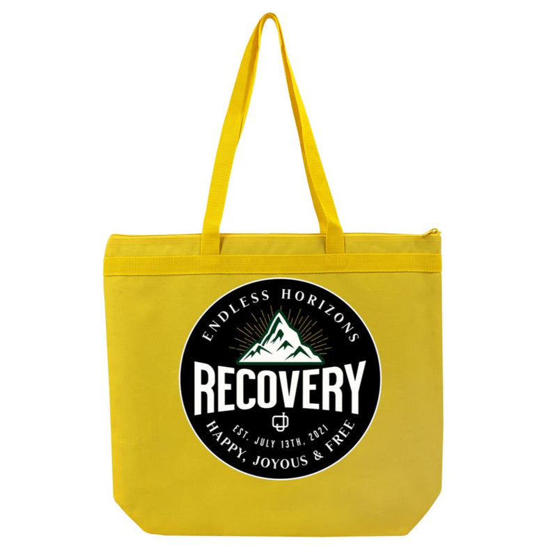 Custom Recovery Tote Bag | Inspiring Sobriety | Endless Horizons