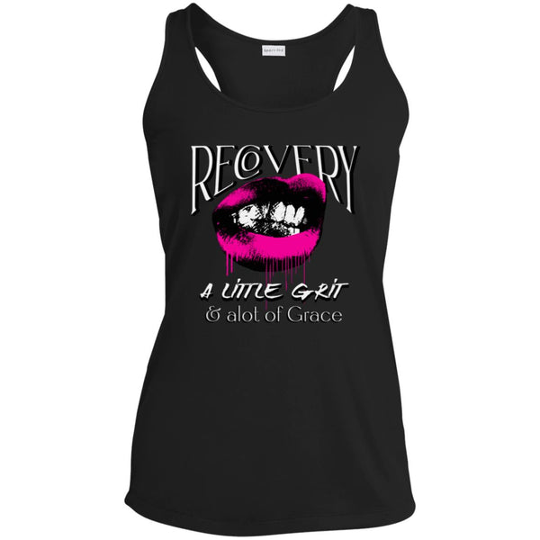 black Womens Recovery Tank | Inspiring Sobriety |   Recovery - Grit and Grace
