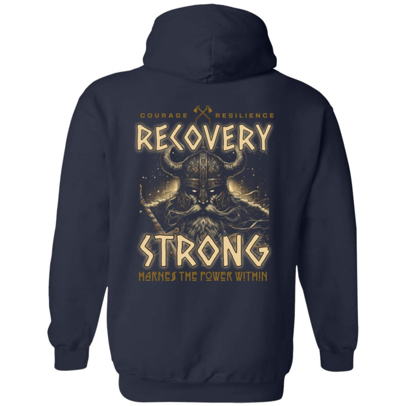 Recovery Zip Hoodie  | Inspiring Sobriety |  Recovery Strong Warrior