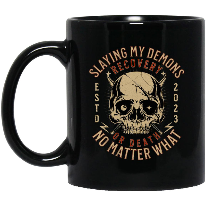 Custom Recovery Coffee Mug | Inspiring Sobriety |  Slaying My Demons