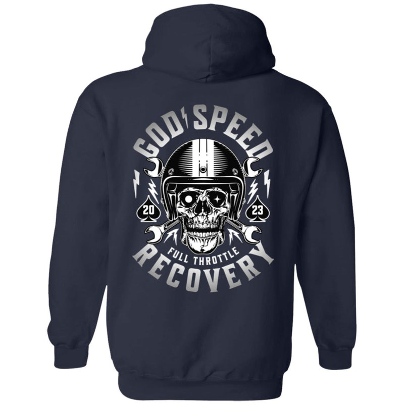 Custom Recovery Zip Hoodie  | Inspiring Sobriety |  God Speed - Full Throttle Recovery