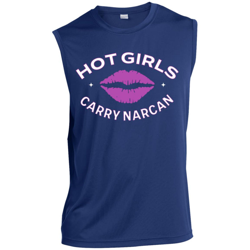 Mens Recovery Tank | Inspiring Sobriety | Hot Girls Carry Narcan