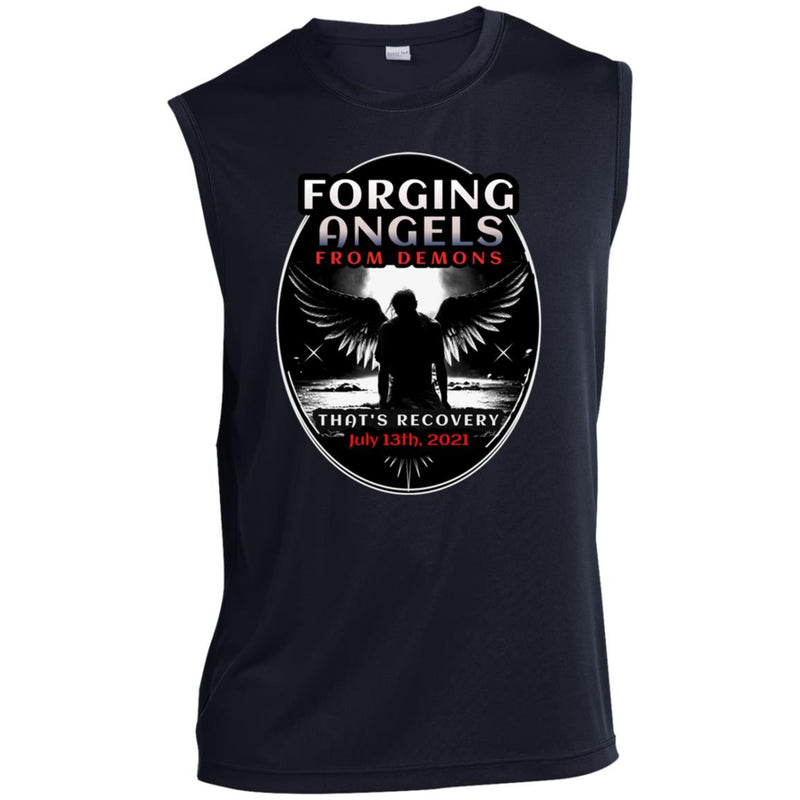 Custom Mens Recovery Tank | Inspiring Sobriety | Forging Angels From Demons