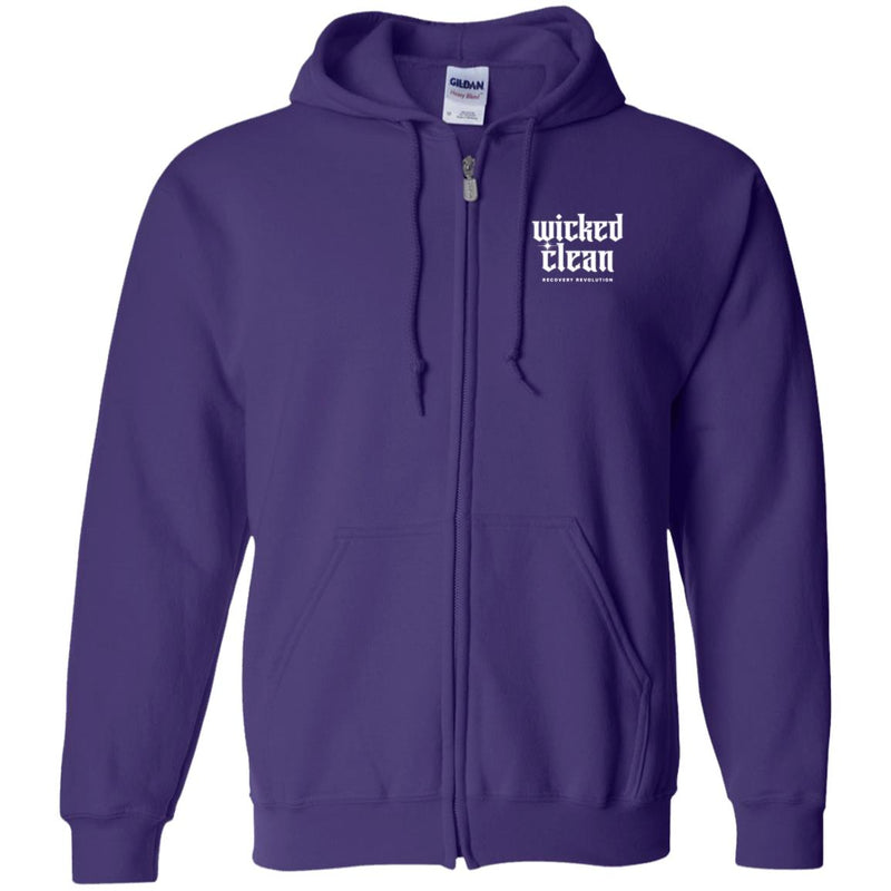 Recovery Zip Hoodie | Inspiring Sobriety |  Wicked Clean