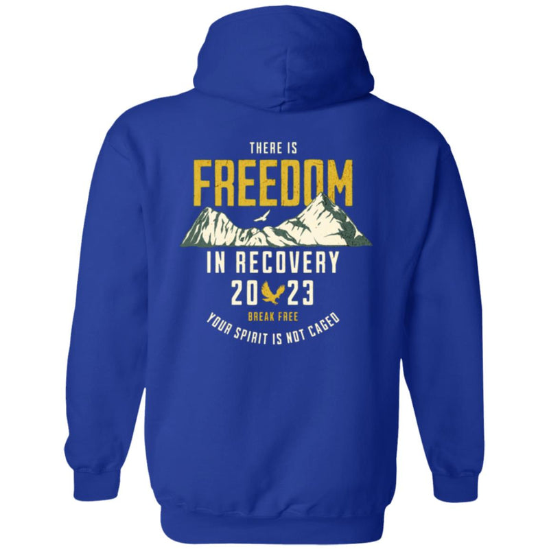 Custom Recovery Zip Hoodie | Inspiring Sobriety |  Freedom in Recovery