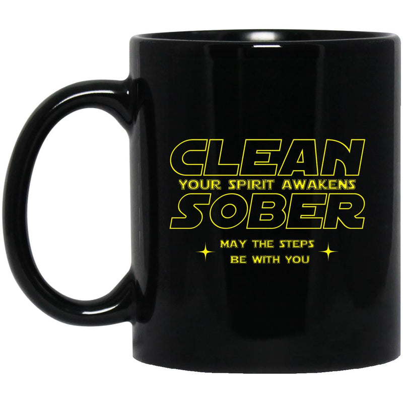 Recovery Coffee Mug | Inspiring Sobriety |  Clean Sober Your Spirit Awakens