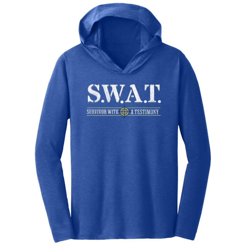 Recovery T-Shirt Hoodie | Inspiring Sobriety |  S.W,A.T. - Survivor With a Testimony