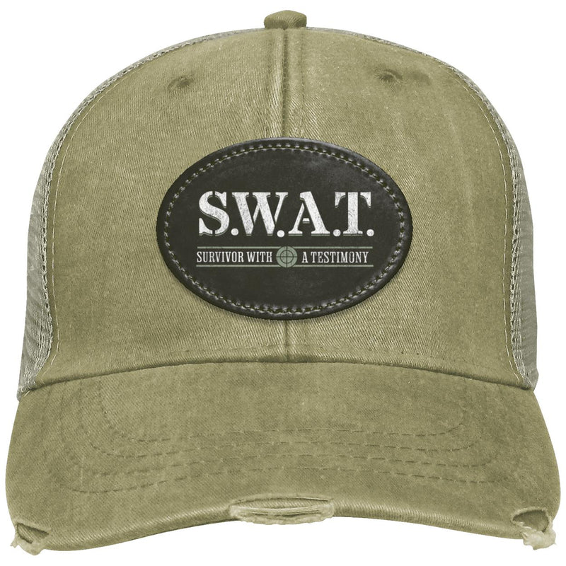 Recovery Distressed Ollie Cap | Inspiring Sobriety | S.W.A.T.