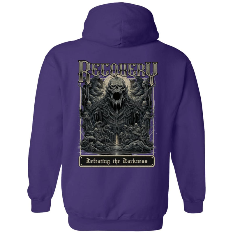 Recovery Zip Hoodie  | Inspiring Sobriety |  Defeating The Darkness