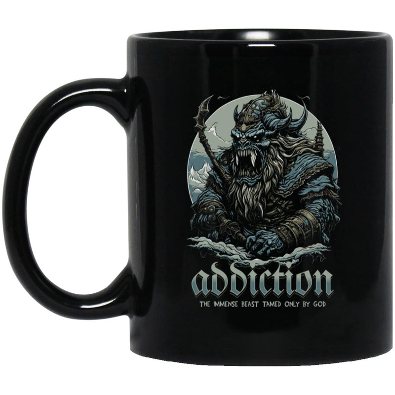 Recovery Coffee Mug | Inspiring Sobriety |  Addiction, The Immense Beast Tamed Only By God