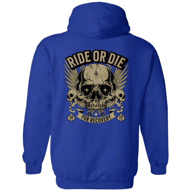 Custom Recovery Zip Hoodie  | Inspiring Sobriety | Ride or Die For Recovery